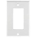 Power Gear Single Rocker Wall Plate Cover, 1 Gang, Light switch cover, 3.1” x 4.9” , Outlet Covers, Screws Included, White, 44745