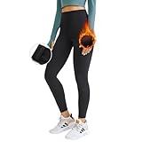 Meides 20"/ 25"/ 30" High Waisted Yoga Leggings No Front Seam Compression Scrunch Butt Yoga Athletic Workout Gym Leggings Pants for Women Leggings/Flared Pants/Warm Leggings Carbon Black