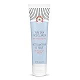 First Aid Beauty - Pure Skin Face Cleanser, Effectively Removes Makeup, Dirt, and Impurities, Gentle Cleanser Leaves Skin Soft & Supple, Safe for Sensitive Skin, Fragrance Free, 5 oz