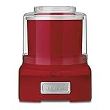 Cuisinart ICE-21RP1 1.5-Quart Frozen Yogurt, Ice Cream and Sorbet Maker, Double Insulated Freezer Bowl elminates the need for Ice and Makes Frozen Treats in 20 Minutes or Less, Red