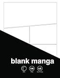 Blank Manga Book, Create Your Own Manga, Variety Of Templates, 120 pages, 8.5 x 11 inches