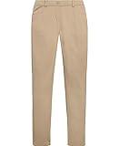 Nautica girls School Uniform Stretch Interlock Jegging Leggings, Khaki, 14 US