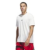 adidas Men's Select Foundation Basketball T-Shirt, Cloud White