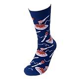 Urban-Peacock Men's Novelty Fun Socks - Multiple Themes (Spaghetti & Meatballs)