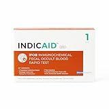 INDICAID Immunochemical Fecal Occult Blood Rapid Test (iFOB) at-Home Stool & Colon Test for Early Detection - FSA/HSA Eligible