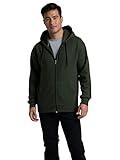 Fruit of the Loom Mens Eversoft Fleece Hoodies, Pullover & Full Zip, Moisture Wicking Breathable, Sizes S-4x Hooded Sweatshirt, Duffle Bag Green, Large US