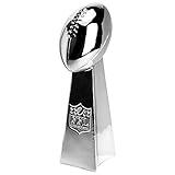 Spire Designs Fantasy Football Trophy - Chrome Replica Championship Trophy - First Place Winner Award for League - 9 inches