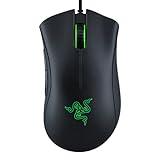 Razer DeathAdder Essential Gaming Mouse: 6400 DPI Optical Sensor - 5 Programmable Buttons - Mechanical Switches - Rubber Side Grips - Classic Black