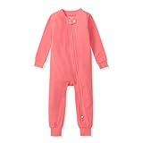 Burt's Bees Baby Unisex Baby Sleeper, Honeysoft Pajamas, Footless One-Piece Zip-Up PJ, Soft Organic Cotton & Lyocell Blend