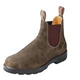 Blundstone 585 Unisex Classic Series Chelsea Boot for Men and Women with Shock Absorption and Premium Water Resistant Leather, Rustic Brown, 12 US Men / 14 US Women / 11 AU