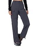 Cycorld Women's-Hiking-Pants-Convertible Quick-Dry-Stretch-Lightweight Zip-Off Outdoor Pants with 5 Deep Pockets (Grey, Medium)