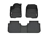 WeatherTech Custom Fit FloorLiners for Honda CR-V Hybrid, CR-V - 1st & 2nd Row (441780-1-2), Black