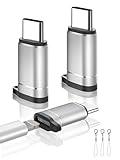 KAKAPOZO Lightning to USB C Adapter-3 Pack-Fast Charging Adapter - Lightning Female to USB C Male Adapter for iPhone 15 Series, iPad Air, Galaxy S23/Note 20, Pixel 8 and More