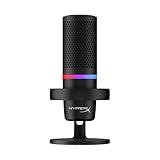 HyperX DuoCast – RGB USB Condenser Microphone for PC, PS5, PS4, Mac, Low-profile Shock Mount, Cardioid, Omnidirectional, Pop Filter, Gain Control, Gaming, Streaming, Podcasts, Twitch, YouTube, Discord