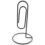 HJ Garden 1PC Black Study Note Holder Office Desk Paper Clip Memo Holder & Organizer, Perfect Office Accessory, Organize and Access Bills