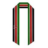 Kenyan Flag Graduation Stole, Gradution Sash Class of 2025, Satin Graduation Stole for Men Womens-1