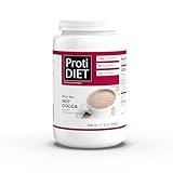 ProtiDIET High Protein Hot Cocoa Mix - Low Fat Hot Cocoa Drink with Collagen - 21 Servings of Smooth and Rich Chocolaty Protein Drink Mix Flavor - 17.6 oz Canister