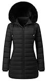 GOLDLADY Women's Waterproof Long Puffer Jacket Thickened Down Jacket Warm Winter Coat