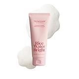 The Face Shop Rice Water Bright Foaming Facial Cleanser with Ceramide, Gentle Face Wash for Hydrating & Moisturizing, Vegan Face Cleanser, Makeup Remover, Korean Skin Care for All Skin Types, 150ml