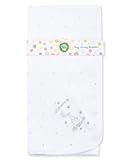 Little Me unisex baby nursery swaddling blankets, White, One Size US