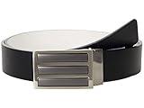 adidas Golf Men's 3-Stripes Tour Belt, Black, One Size Fits Most