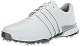 adidas Men's Tour360 24 Golf Shoes, Footwear White/Silver Metallic, 12