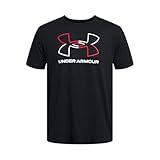 Under Armour Men's Global Foundation Short Sleeve T Shirt, (001) Black/Red/White, 3X-Large