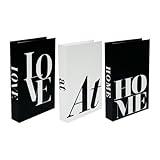 Generic 3Pcs Decorative Fake Books Simulation Foldable Books for Farmhouse Shelves
