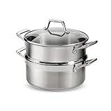 Tramontina Steamer Set Stainless Steel Induction-Ready 5 Quart, 80120/523DS