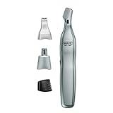 Wahl Men’s Nose Hair Trimmer, for Eyebrows, Neckline, Nose & Ear Hair, Precision Detail Trimming with Interchangeable Heads, Battery Included - Model 5545-400