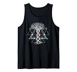 Sacred Geometry Tree Spiritual Meditation Clothes Men Women Tank Top