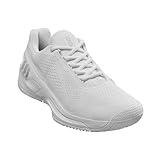 WILSON Women's Rush Pro 4.0 Sneaker, White, 8.5