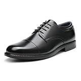 Bruno Marc Men's Dress Oxford Shoes Classic Lace Up Formal Cap Toe Shoes,Size 11,Black,DOWNING-01