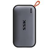 SSK External SSD 250GB, USB C SSD External Solid State Drives up to 1050MB/s, Portable SSD USB 3.2 Gen2 for iPhone 15/Pro, Windows, Mac, Android Phones and Tablets