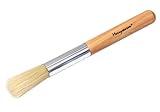 Coffee Grinder Brush Espresso Supply Maker Cleaning Brush, Wood Handle & Natural Bristles Dusting Brush Espresso Accessories for Home Kitchen Barista Tool