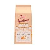 Tim Hortons 12oz Ground Bag, Caramel Toffee Flavored 100% Arabica Coffee