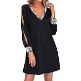 Women Dresses Long Sleeve Mesh Sparkle Formal Gown Elegant Party Dress for Women's Dresses Casual