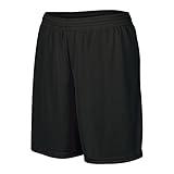 Augusta Sportswear Ladies' Octane Workout Shorts - 7 Inch Inseam Gym Athletic Attire for Women, Black, X-Large