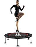 KENSONE 40" Mini Spring Trampoline Rebounder for Adults, Small Fitness Trampoline for Indoor Exercise with 1 Oxford Cover, Max Load 330 LBS