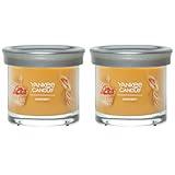 Yankee Candle Small Tumbler Scented Single Wick Jar Candle, Harvest, Over 20 Hours of Burn Time, 4.3 Ounce (Pack of 2)