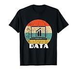 Data Analyst Retro Vintage Digital Data Analysis Software T-Shirt