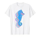 Underwater Sea Fish Ocean Animal Biology Colorful Seahorse T-Shirt