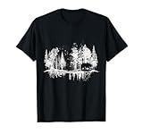 Trees Reflection Wildlife Nature Animal Bear Outdoor Forest T-Shirt