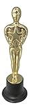 Rhode Island Novelty 6 inch Plastic Gold Movie Award Statue, One Per Order
