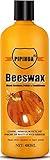 PIPIHUA Beeswax Furniture Wood Polish & Conditioner-Wood Seasoning Beeswax Oil for Wood Cleaner and Polish Furniture, 16.23 Fl Oz