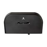 Georgia-Pacific Two-Roll Jumbo Jr. Toilet Paper Dispenser by GP PRO, Black, 59210, 22.1"W x 4.8"D x 12.1" H