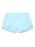 Under Armour Girls Fly by Shorts, (494) Stream / / Reflective, Large