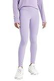 rrhss Girls High Rise Tight Casual Active Leggings Kids Gym Workout Yoga Pant Purple