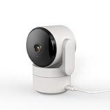 Luna Indoor Camera 360-Degree Pan/Tilt, Pet/Person/Vehicle AI Motion Detection, Plug-in, Night Vision, Two Way Audio, Cloud Storage, Wi-Fi Camera for Room Office Smart Home Security (White)