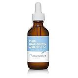 Hyaluronic Acid Serum for Skin 100% Pure Anti Aging Serum Intense Hydration Moisture Non greasy Paraben free, Wrinkle Reducing and Brightening Serum (Pro Formula) 2oz